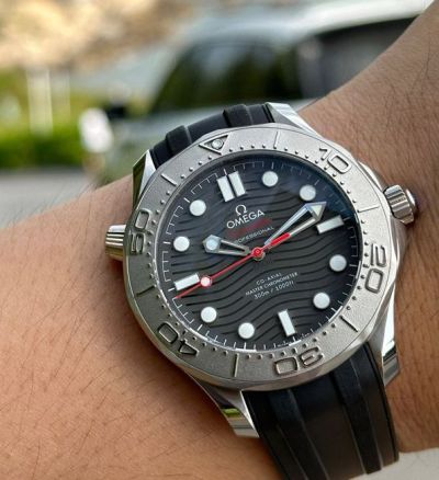 Replica Omega Seamaster Stainless Steel 42MM 8800 Movement Black Watch
